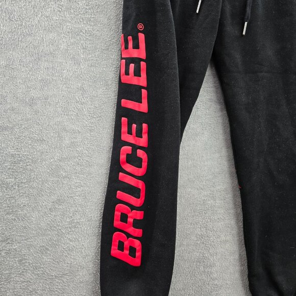 Bruce Lee x Shoe Palace Men Pants‎ S Black Jogger Logo Claw Scratch Embroidered - Picture 14 of 14